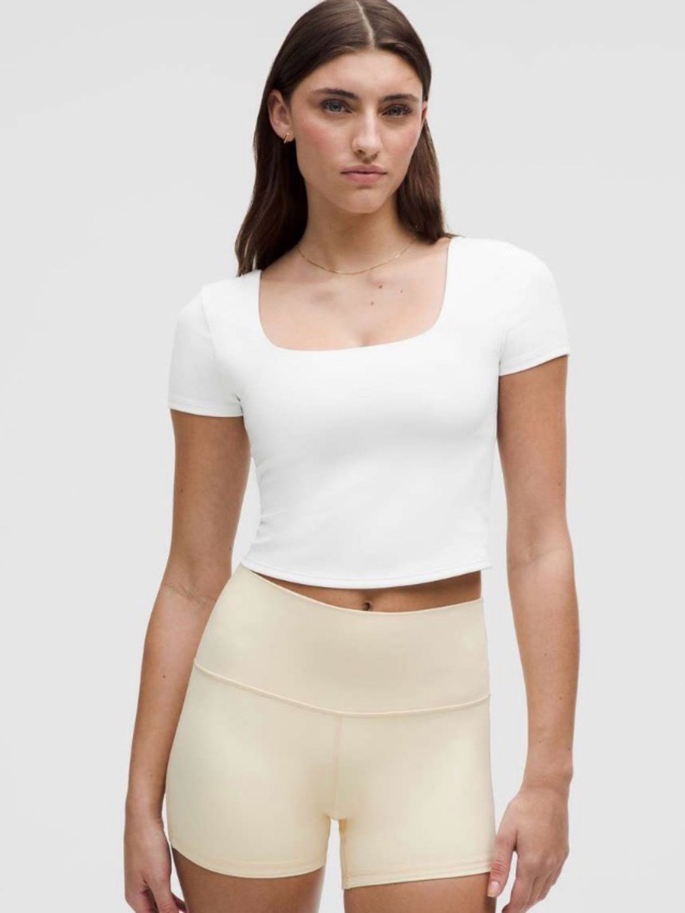 Lululemon Wunder Under SmoothCover Square-Neck T-Shirt NWT